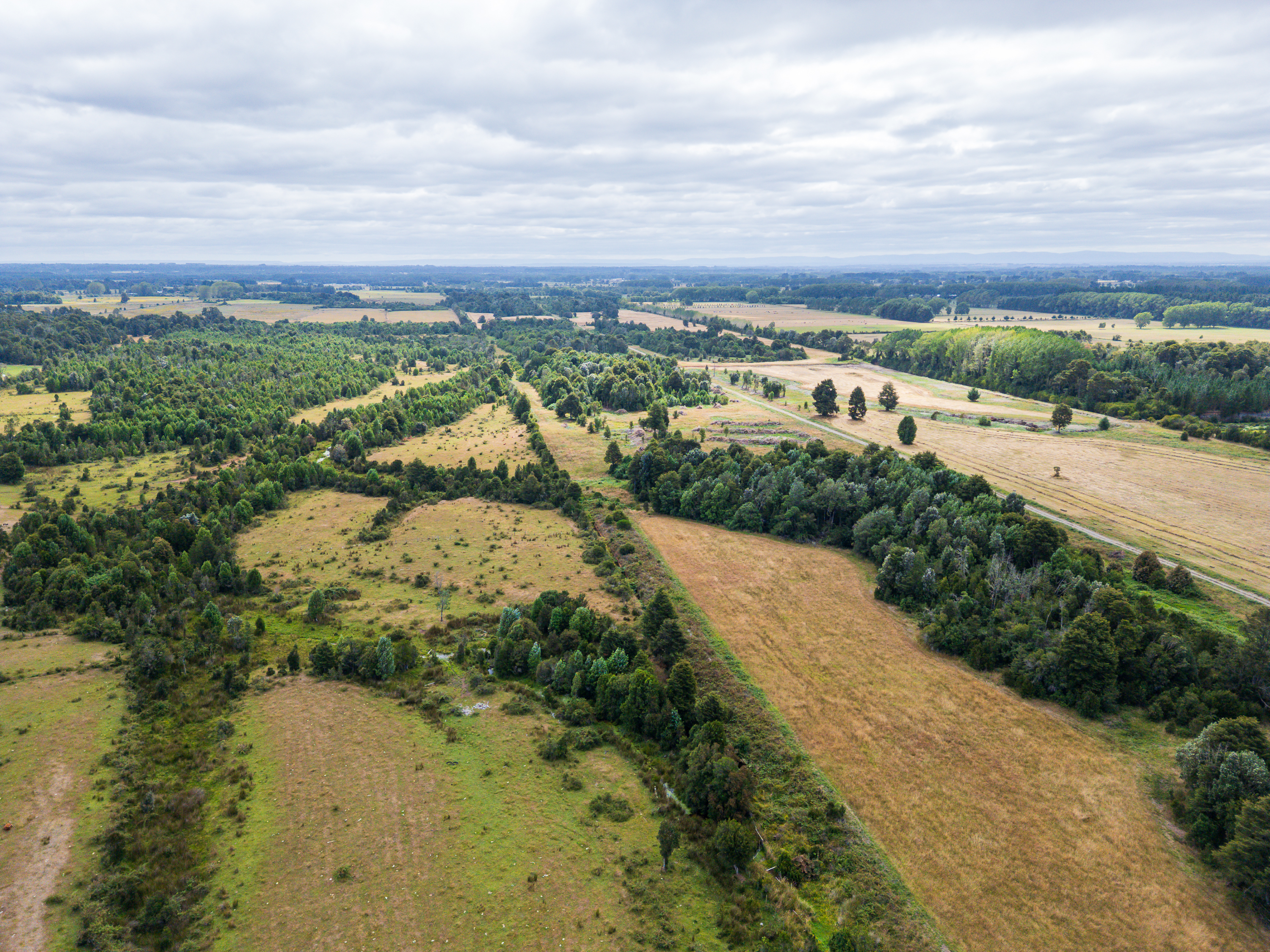 Vista aérea del loteo